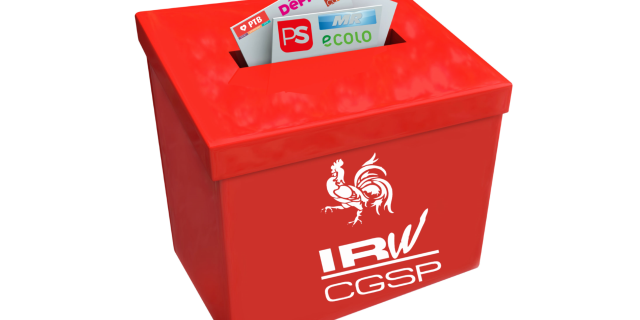 LES PARTIS RÉPONDENT À L’IRW-CGSP